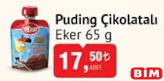 EKER PUDİNG ÇİKOLATALI 65 GR fiyat ve kampanya bilgisi